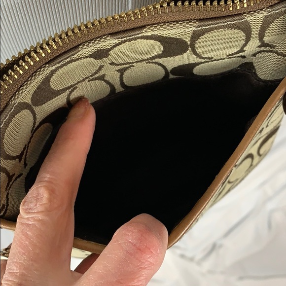 Coach Signature Canvas Small Crossbody Bag - Picture 8 of 13